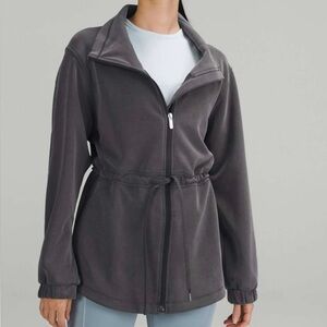 lululemon Softstream cinch-wait Charcoal Utility Jacket